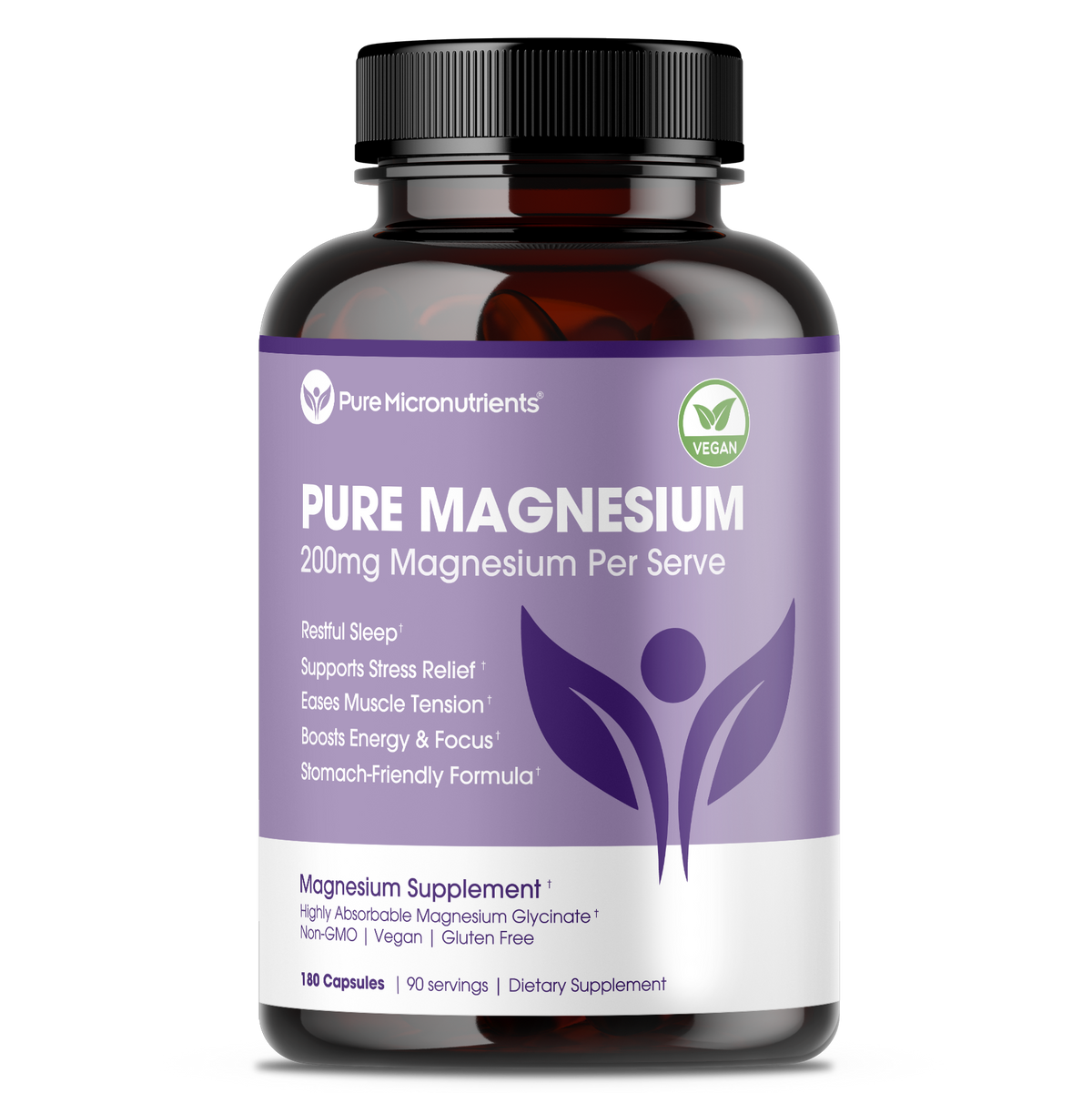 Pure Micronutrients Pure Magnesium, 180 capsules